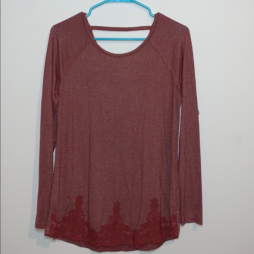 Red Long Sleeve Shirt 🐙